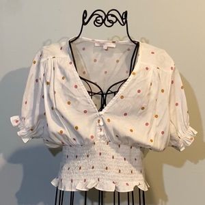 Polka dotted adorable shirt